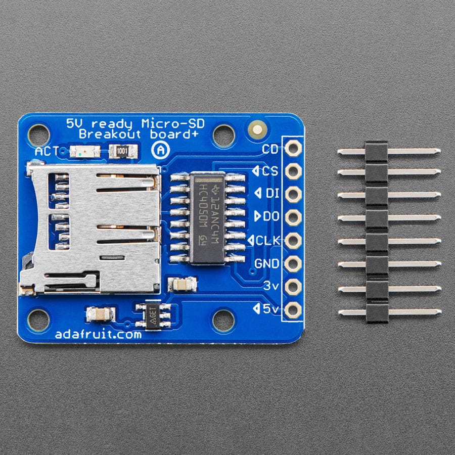MicroSD card breakout board+ by Adafruit - The Pi Hut