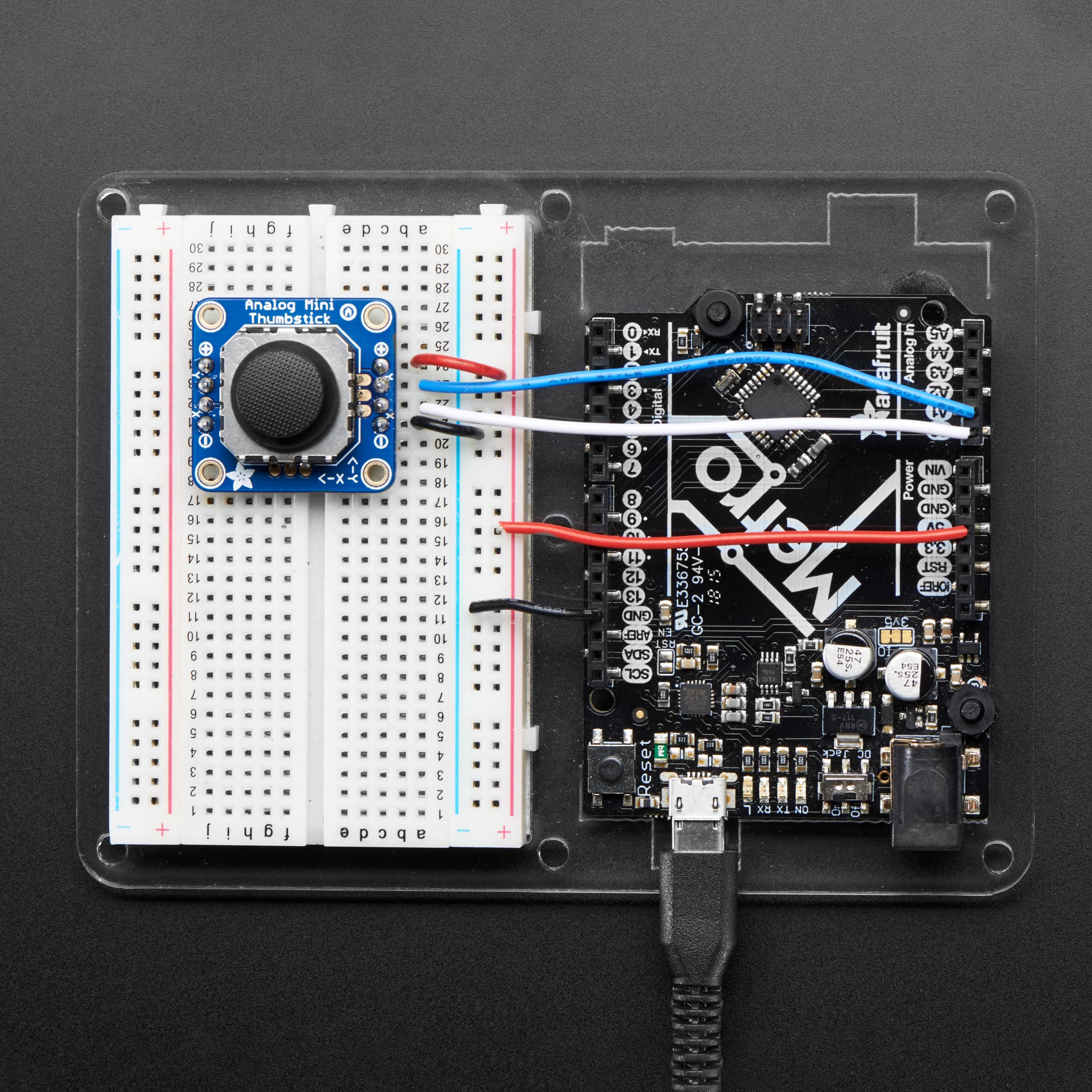 Mini 2-Axis Analogue Thumbstick by Adafruit - The Pi Hut