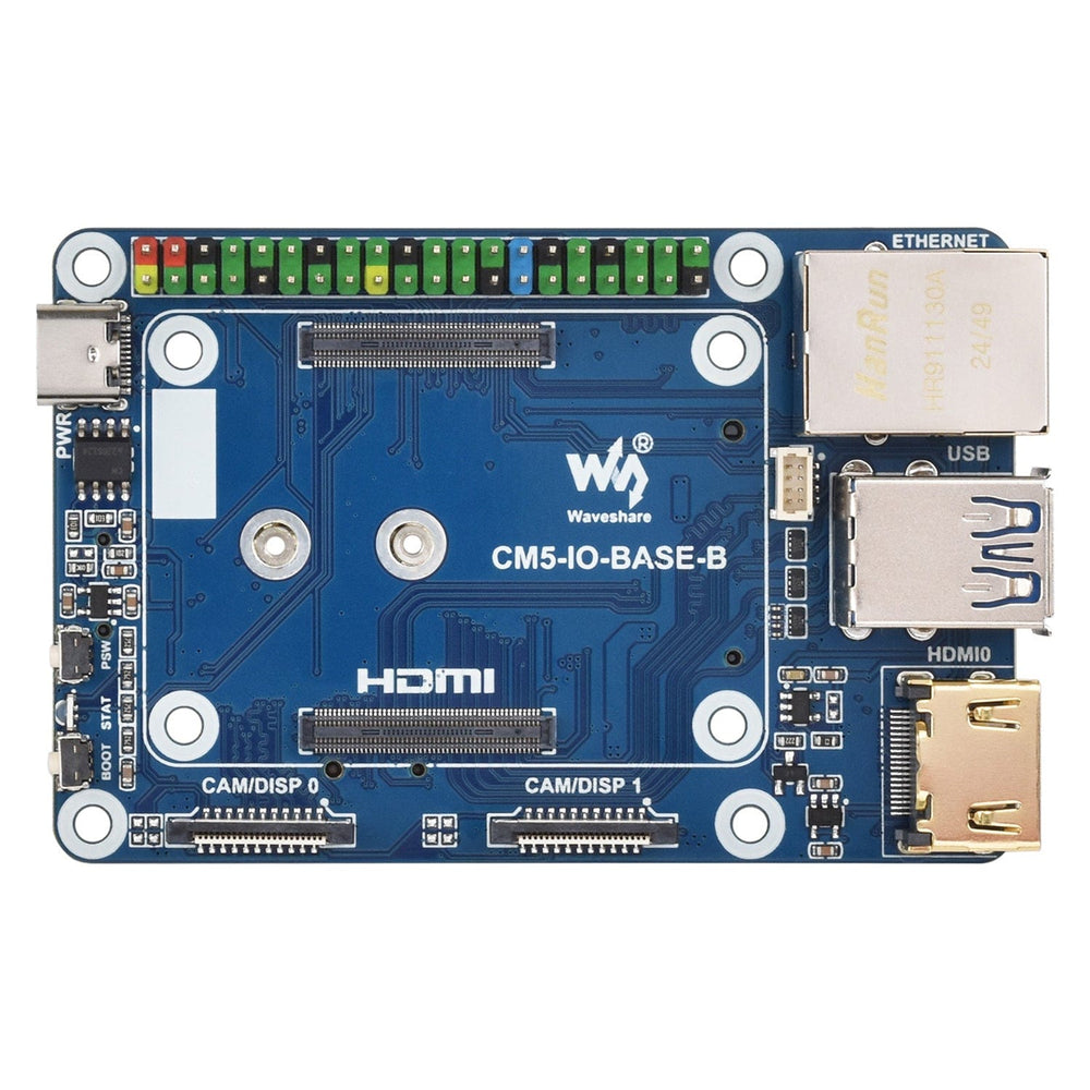 Mini Base Board (B) for CM5 by Waveshare - The Pi Hut