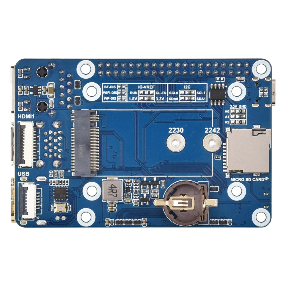 Mini Base Board (B) for CM5 by Waveshare - The Pi Hut