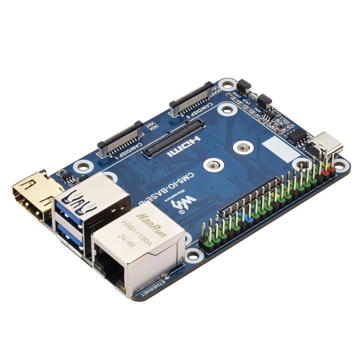 Mini Base Board (B) for CM5 by Waveshare - The Pi Hut