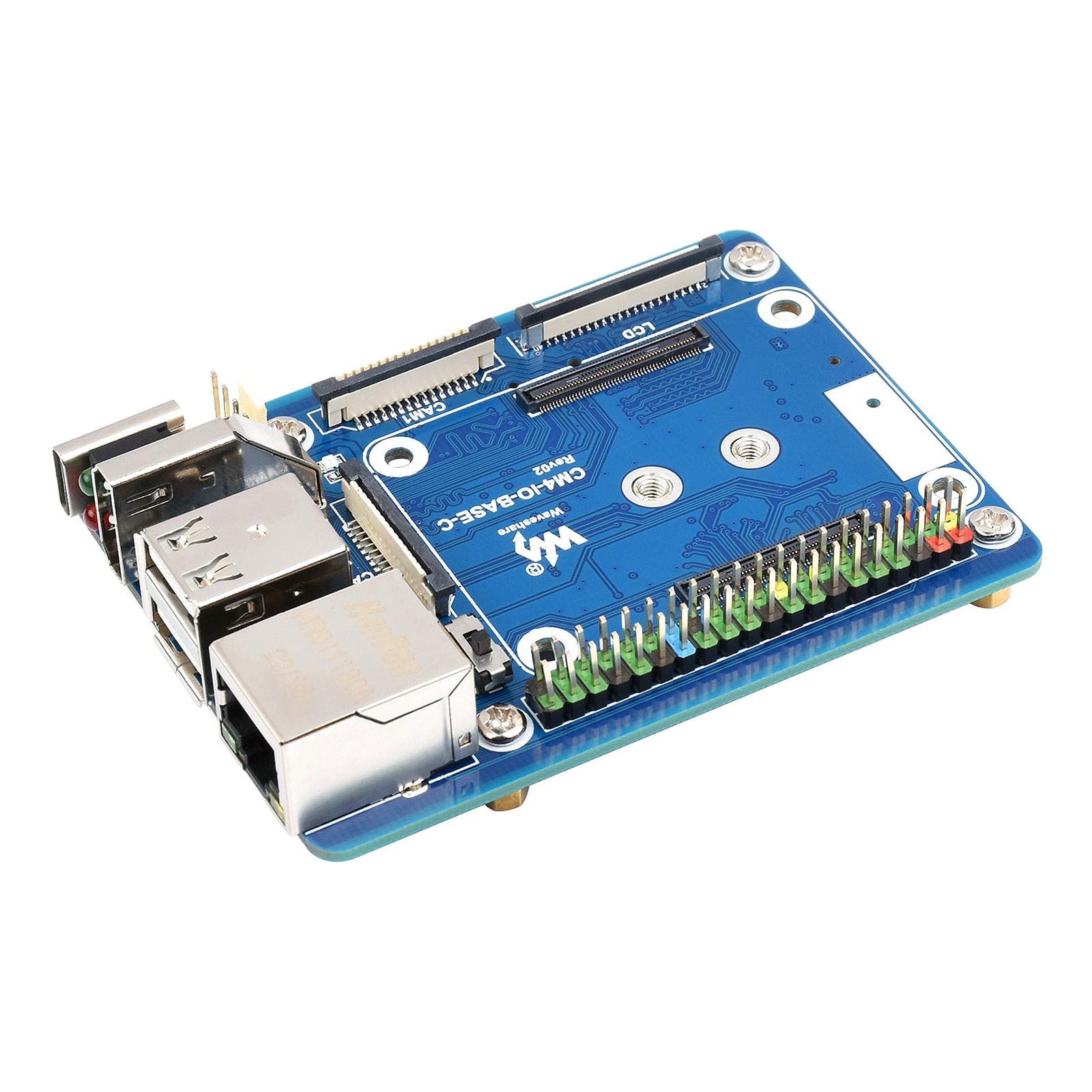 Mini Base Board (C) for Raspberry Pi Compute Module 4 - The Pi Hut