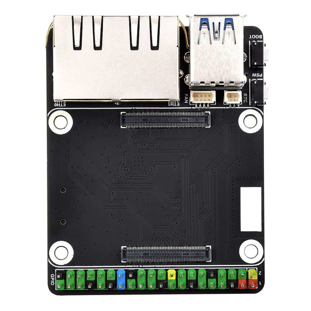 Mini Dual Gigabit Ethernet Base Board for CM5 by Waveshare - The Pi Hut