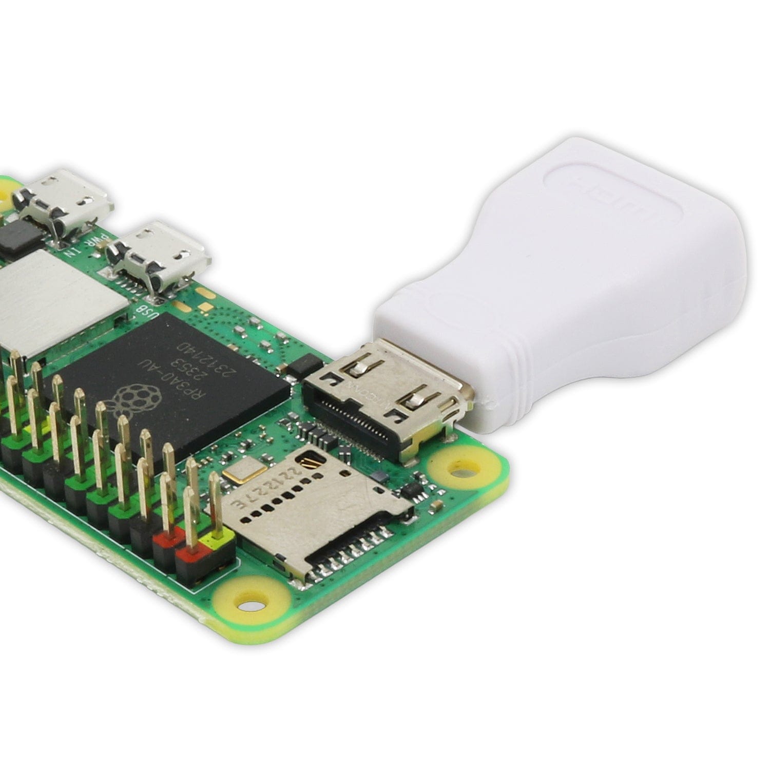 Mini HDMI Plug to Standard HDMI Jack Adapter by The Pi Hut - The Pi Hut