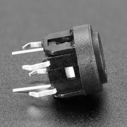 Mini Illuminated Momentary Pushbutton - Red Power Symbol by Adafruit - The Pi Hut