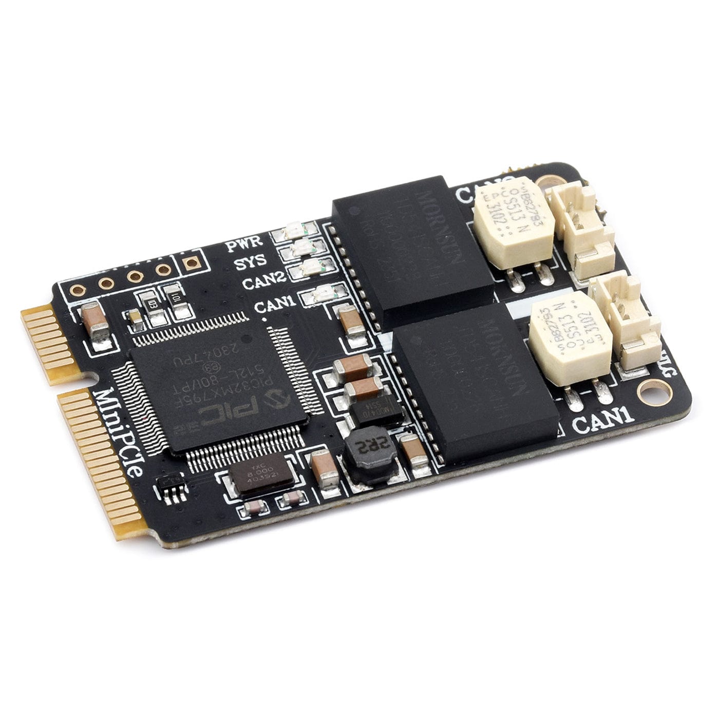 Mini PCIe 2-Channel CAN Card with USB Adapter by Waveshare - The Pi Hut