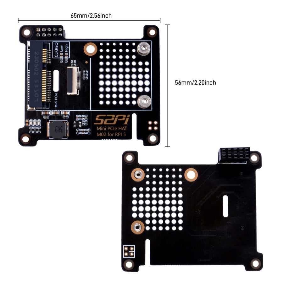 Mini PCIe HAT for Raspberry Pi 5 (M02) | The Pi Hut