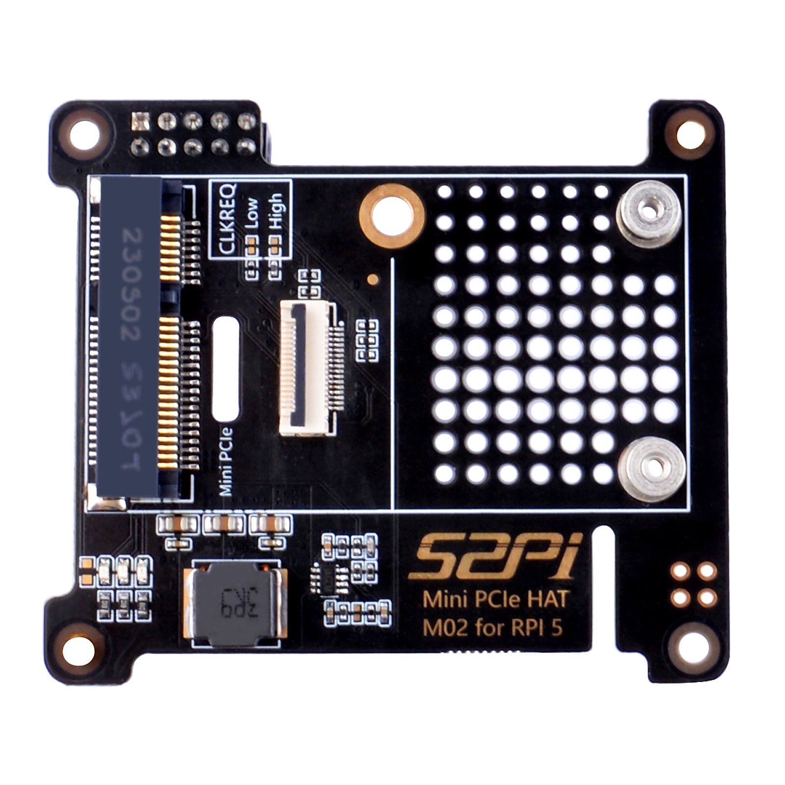 Mini PCIe HAT for Raspberry Pi 5 (M02) - The Pi Hut