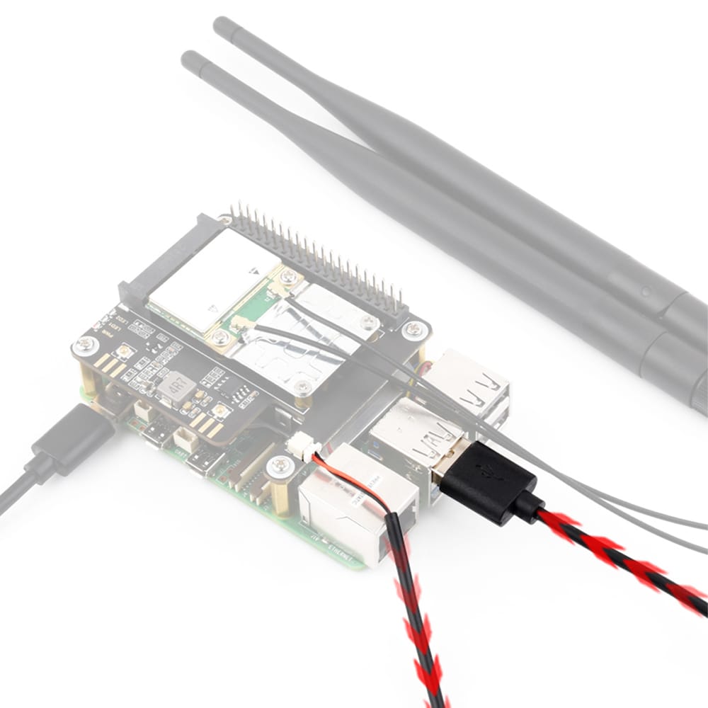 Mini PCIe HAT+ for Raspberry Pi 5 by Waveshare - The Pi Hut