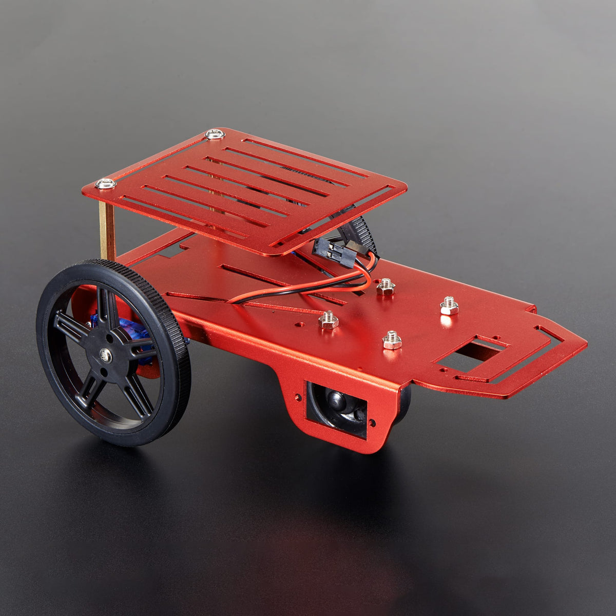 Mini Robot Rover Chassis Kit - 2WD with DC Motors by Adafruit - The Pi Hut