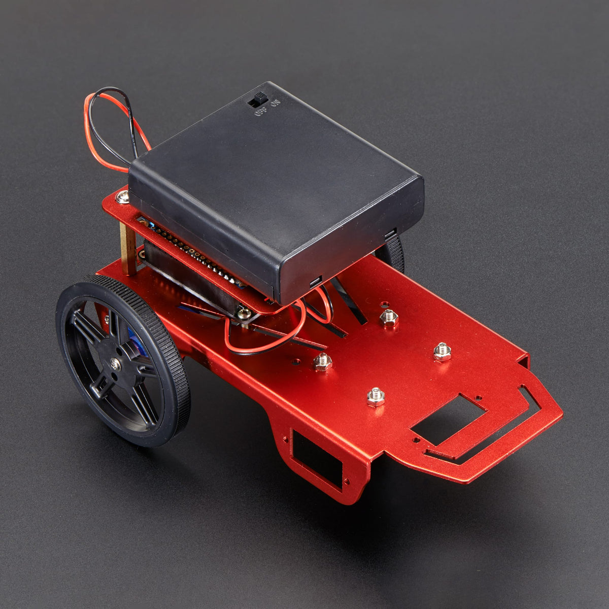 Mini Robot Rover Chassis Kit - 2WD with DC Motors by Adafruit - The Pi Hut