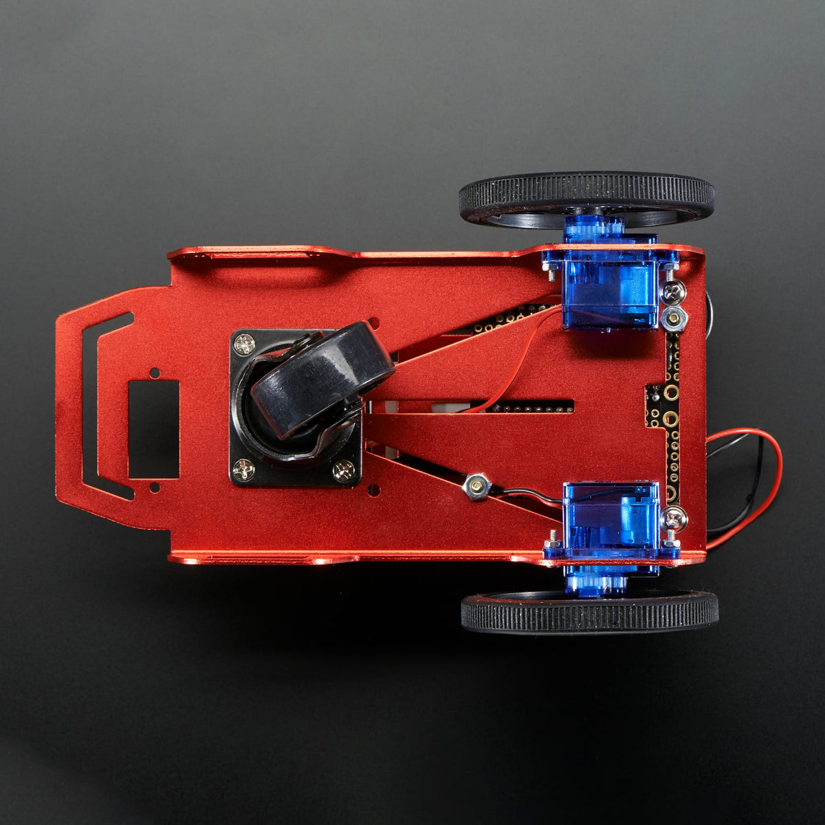 Mini Robot Rover Chassis Kit - 2WD with DC Motors by Adafruit - The Pi Hut