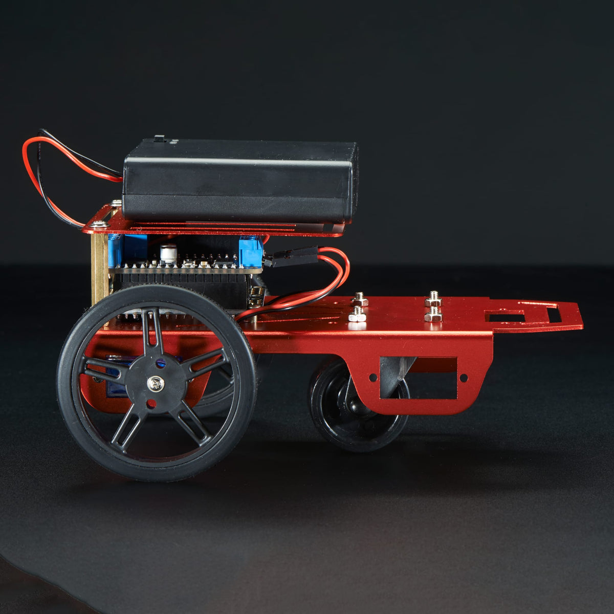 Mini Robot Rover Chassis Kit - 2WD with DC Motors by Adafruit - The Pi Hut