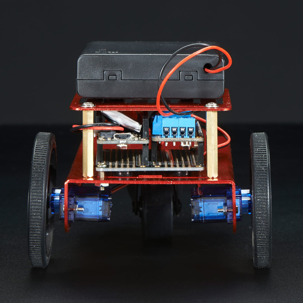 Mini Robot Rover Chassis Kit - 2WD with DC Motors by Adafruit - The Pi Hut