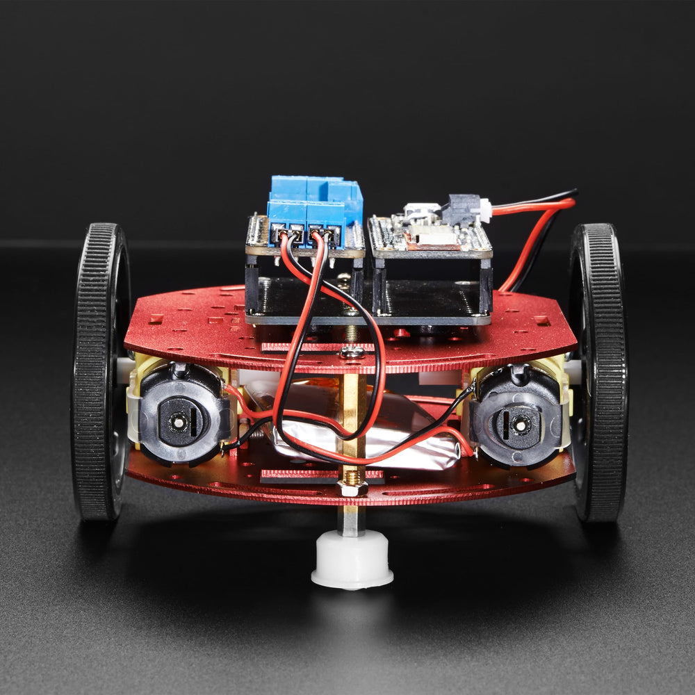 Mini Round Robot Chassis Kit - 2WD with DC Motors by Adafruit - The Pi Hut