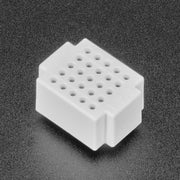 Mini Solderless Breadboard - White 5 Rows - 25 total points - ZY-25 by Adafruit - The Pi Hut