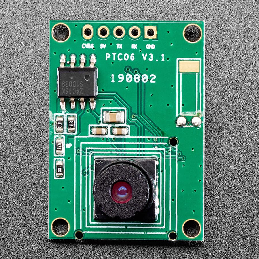 Miniature TTL Serial JPEG Camera with NTSC Video by Adafruit - The Pi Hut