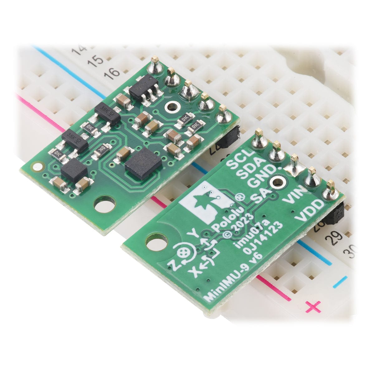 MinIMU-9 v6 Gyro, Accelerometer and Compass (LSM6DSO & LIS3MDL) - The Pi Hut