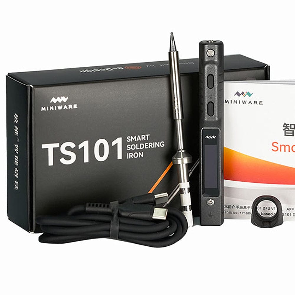 Miniware TS101 Smart Soldering Iron - The Pi Hut