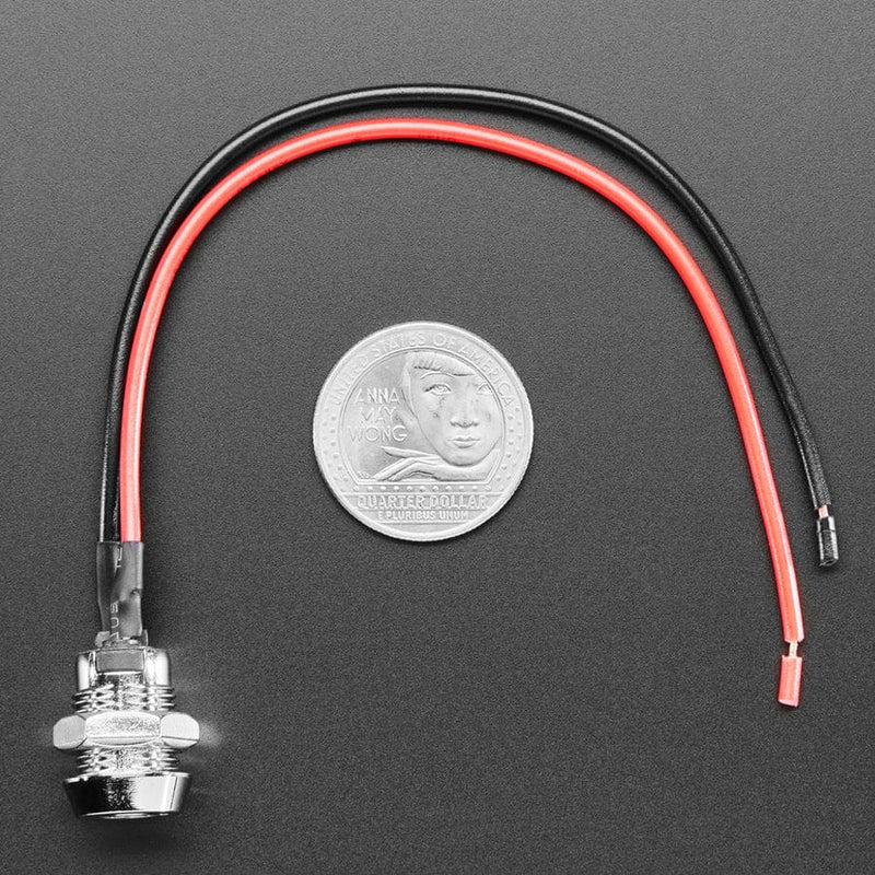 Momentary On/Off Round Key Lock Switch - 12mm Diameter - The Pi Hut