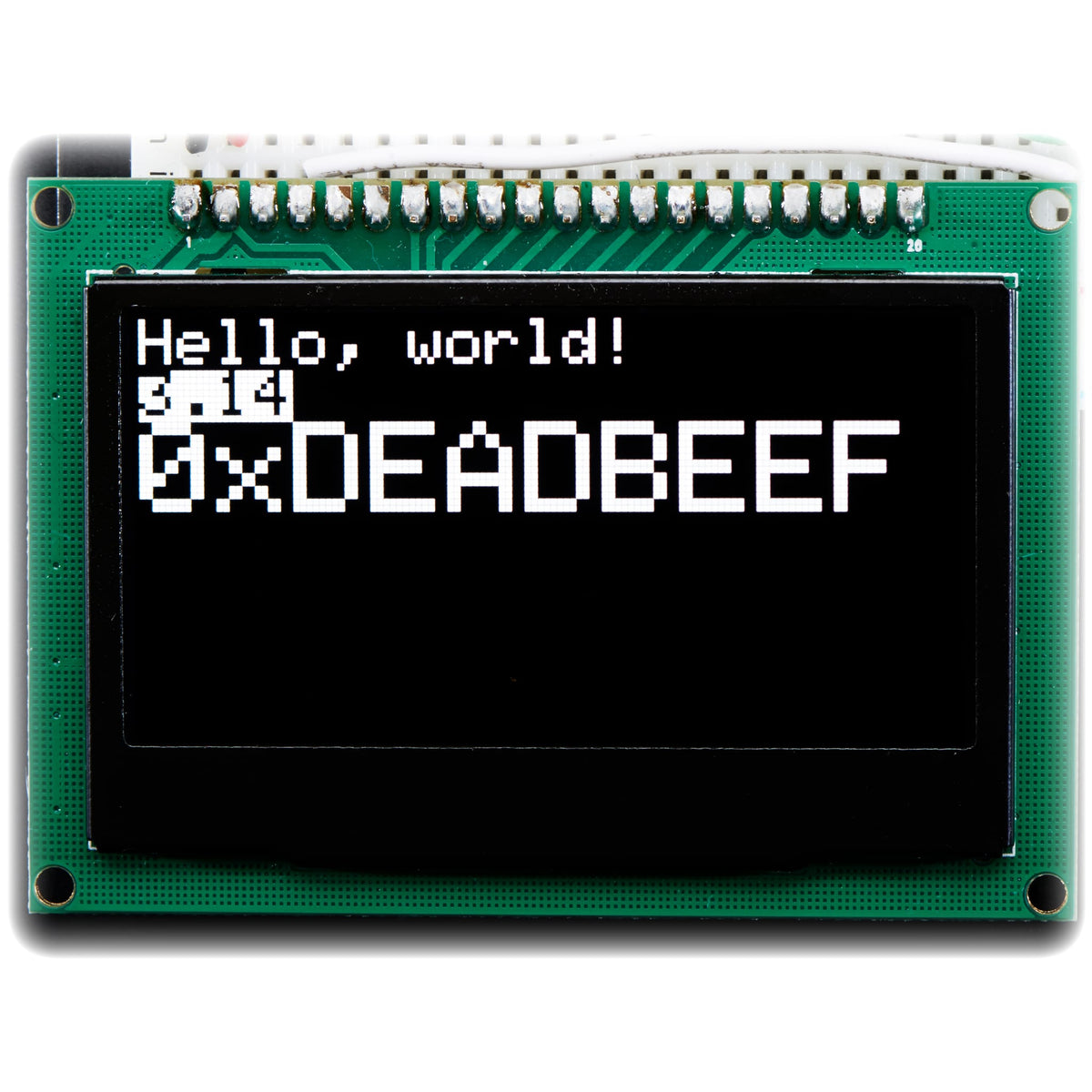 Monochrome 2.42" 128x64 OLED Graphic Display Module Kit by Adafruit - The Pi Hut