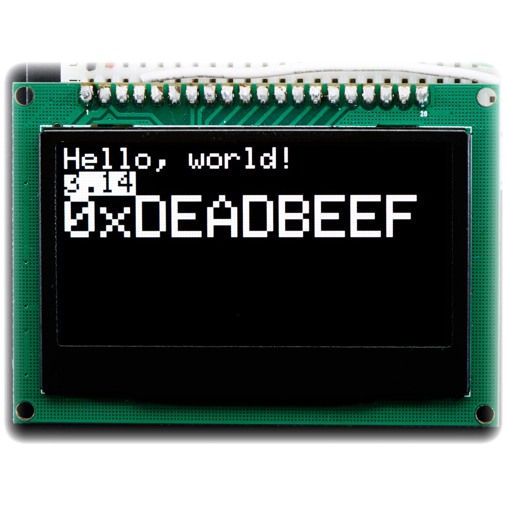 Monochrome 2.42" 128x64 OLED Graphic Display Module Kit by Adafruit - The Pi Hut