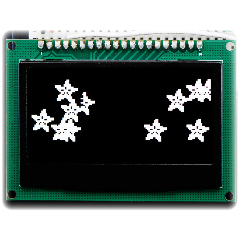 Monochrome 2.42" 128x64 OLED Graphic Display Module Kit by Adafruit - The Pi Hut