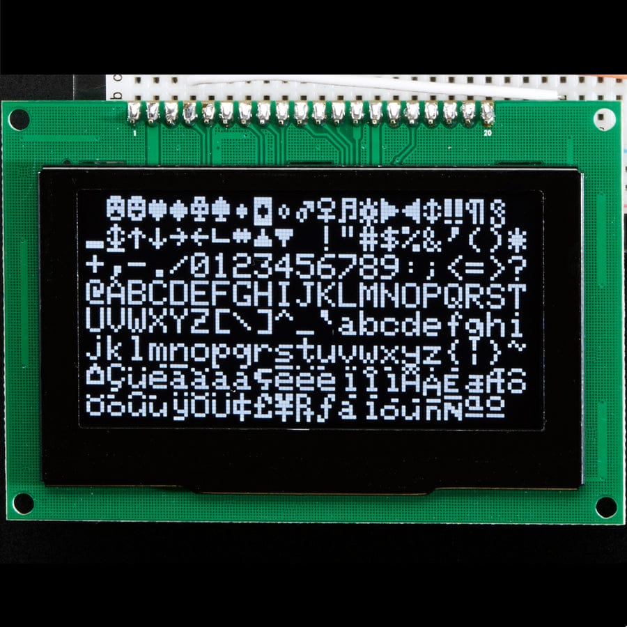 Monochrome 2.7" 128x64 OLED Graphic Display Module Kit by Adafruit - The Pi Hut