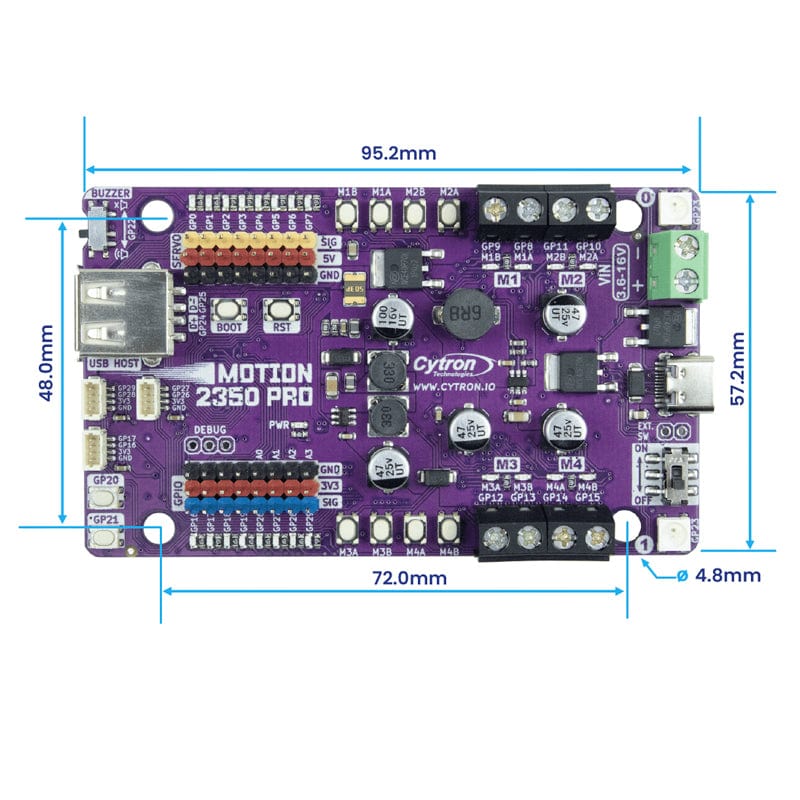 MOTION 2350 Pro - Advanced Robotics Controller for Beginners - The Pi Hut