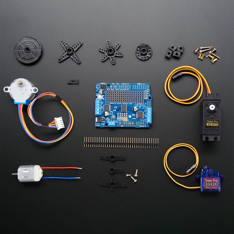 Motor party add-on pack for Arduino