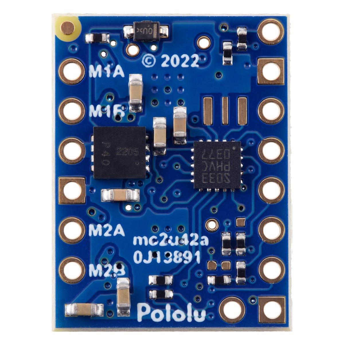 Motoron M2T256 Dual I²C Motor Controller (Pins Pre-soldered) - The Pi Hut