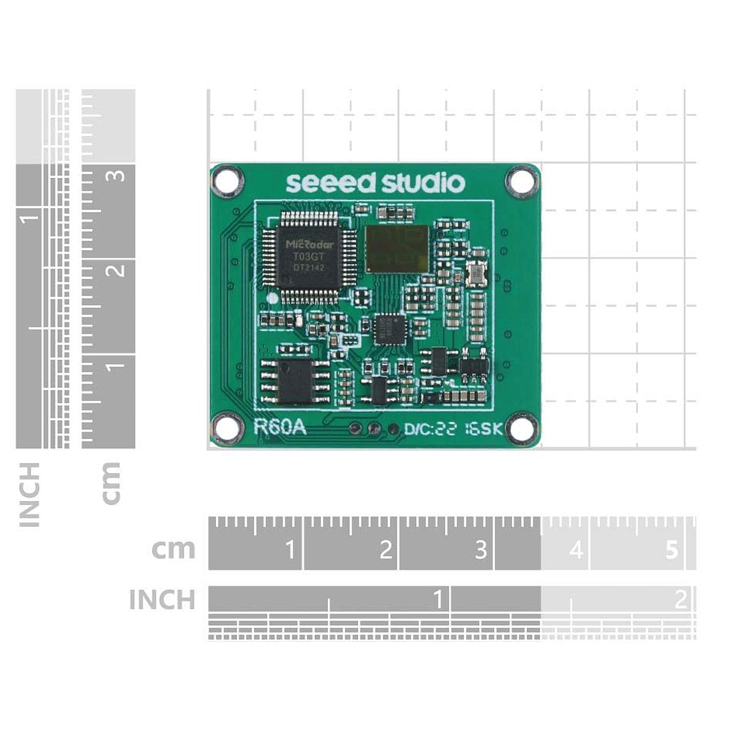 MR60BHA1 60GHz mmWave Module - Respiratory Heartbeat Detection - The Pi Hut