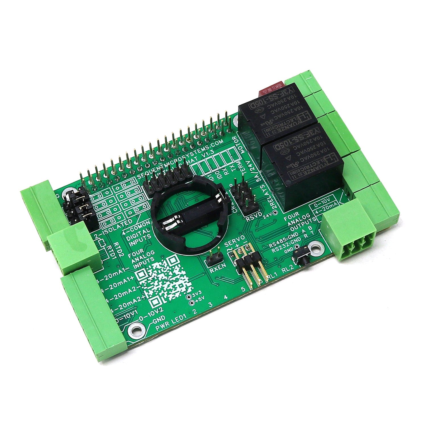 Multi-IO 8-Layer Stackable HAT for Raspberry Pi - The Pi Hut