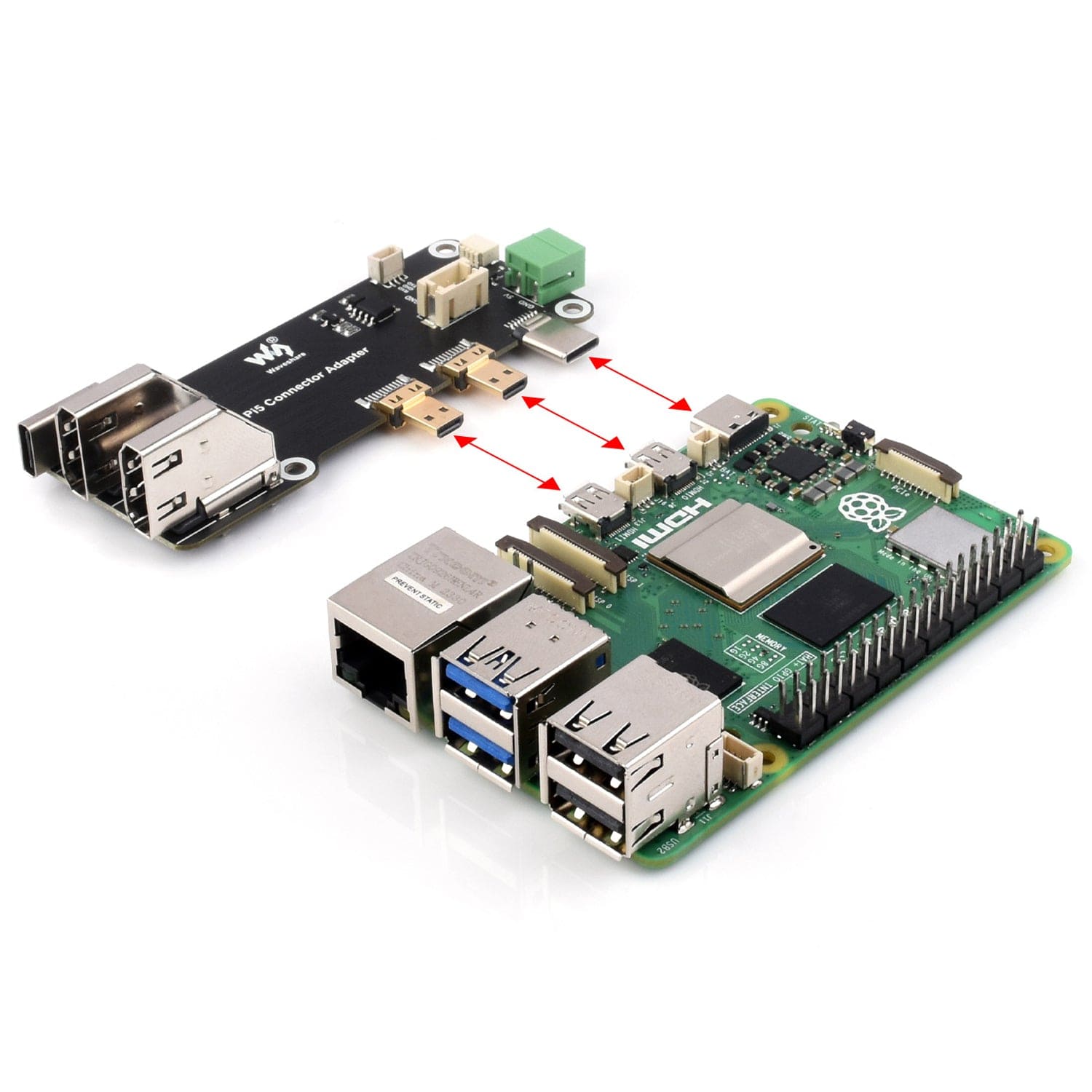 Multifunctional Adapter for Raspberry Pi 5 - The Pi Hut