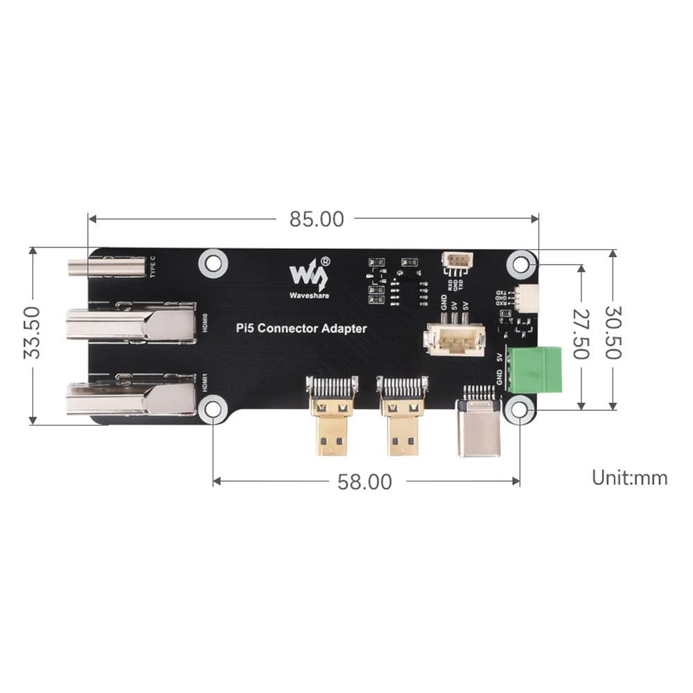 Multifunctional Adapter for Raspberry Pi 5