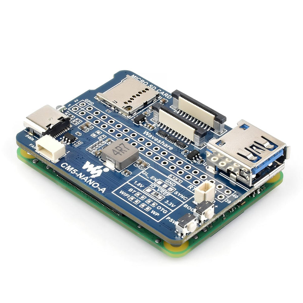 Nano Base Board A for CM5 by Waveshare - The Pi Hut