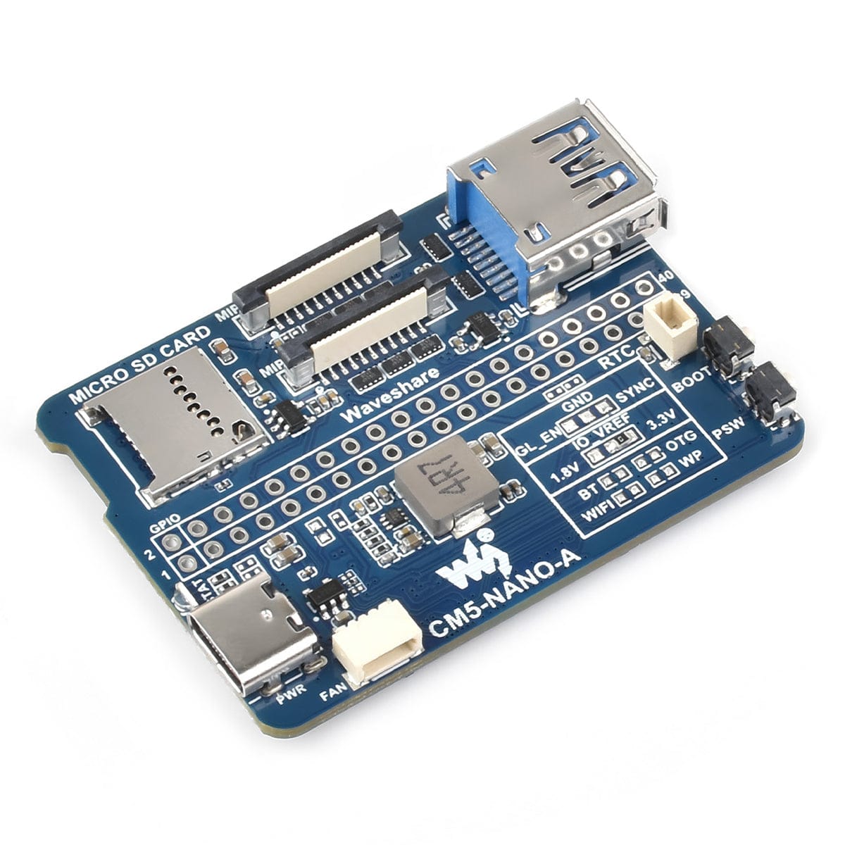 Nano Base Board A for CM5 by Waveshare - The Pi Hut