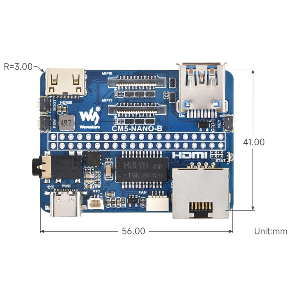 Nano Base Board B for CM5 by Waveshare - The Pi Hut