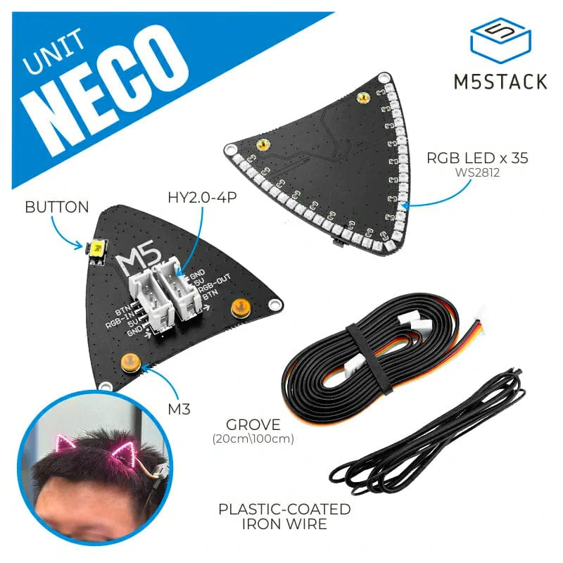 Neco Unit with LED (WS2812C) - The Pi Hut