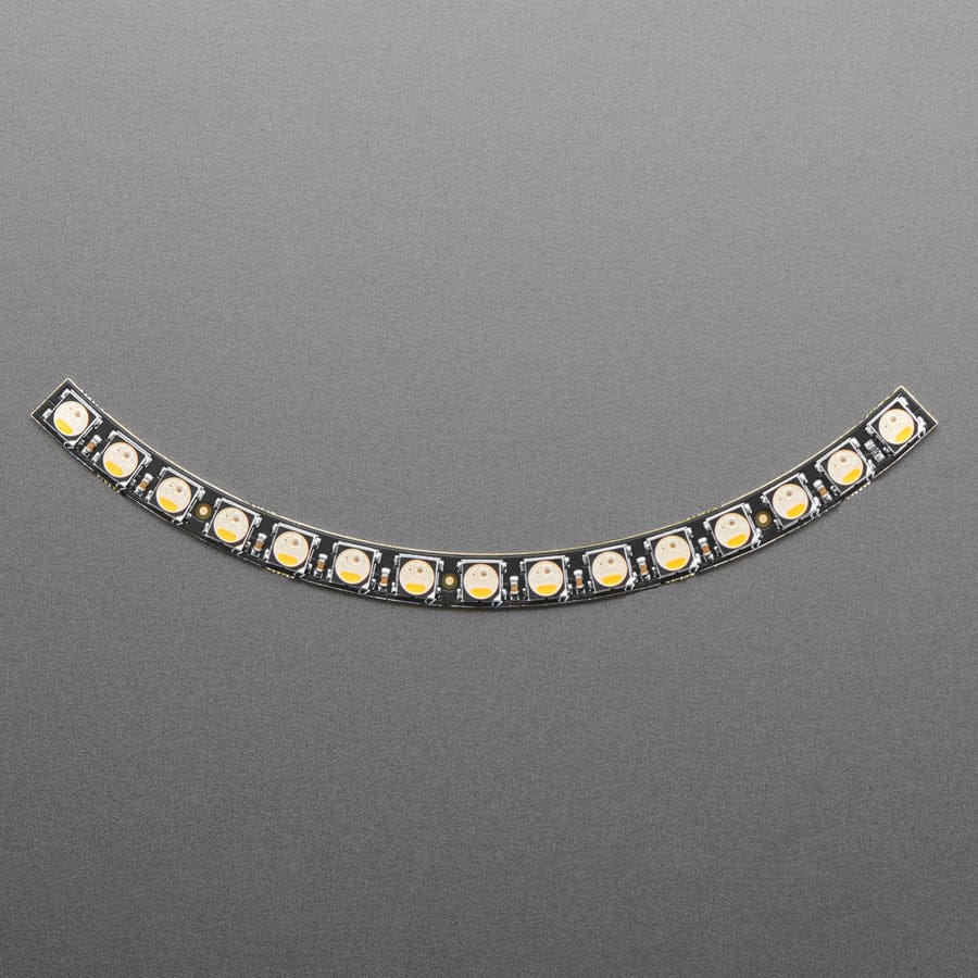 NeoPixel 1/4 60 Ring - 5050 RGBW LED w/ Integrated Drivers (Cool White - 6000K) by Adafruit - The Pi Hut