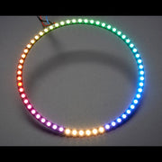 NeoPixel 1/4 60 Ring - 5050 RGBW LED w/ Integrated Drivers (Warm White - 3000K) by Adafruit - The Pi Hut