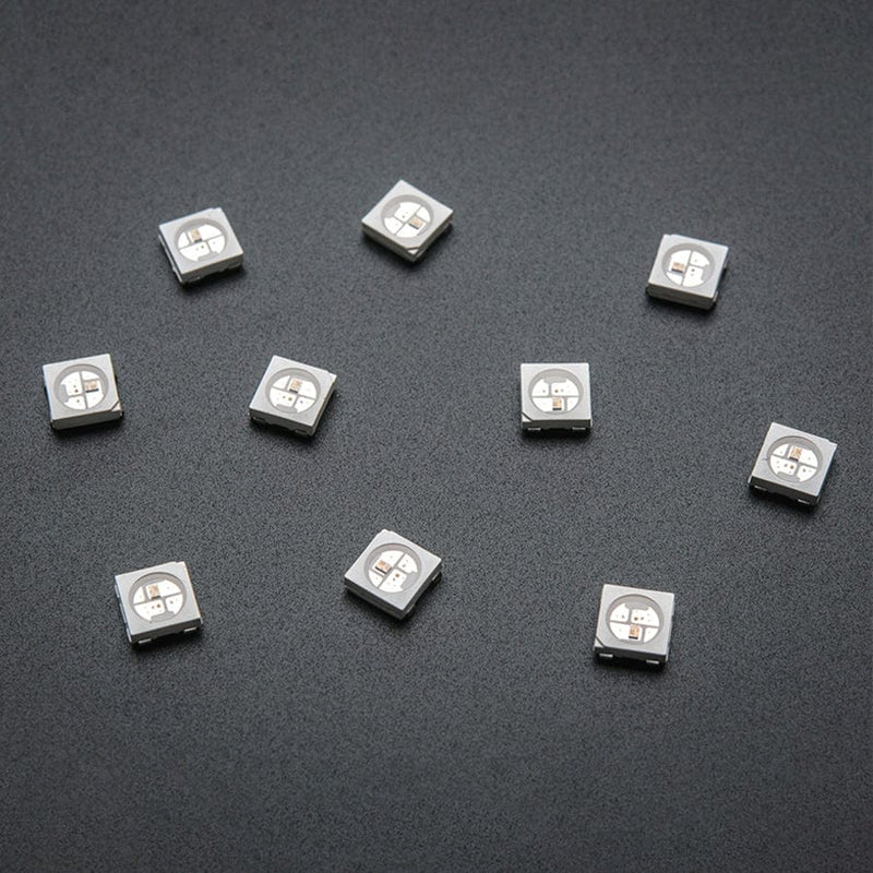 NeoPixel 5050 RGB LED with Integrated Driver Chip - 10 Pack