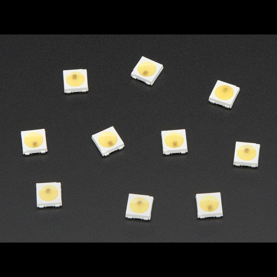 NeoPixel Cool White LED w/ Integrated Driver Chip - 10 Pack (~6000K) by Adafruit - The Pi Hut