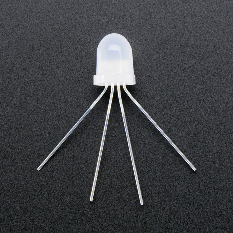 NeoPixel Diffused 8mm Through-Hole LED - 5 Pack