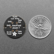 NeoPixel Jewel - 7 x 5050 RGBW LED w/ Integrated Drivers (Cool White - 6000K) by Adafruit - The Pi Hut