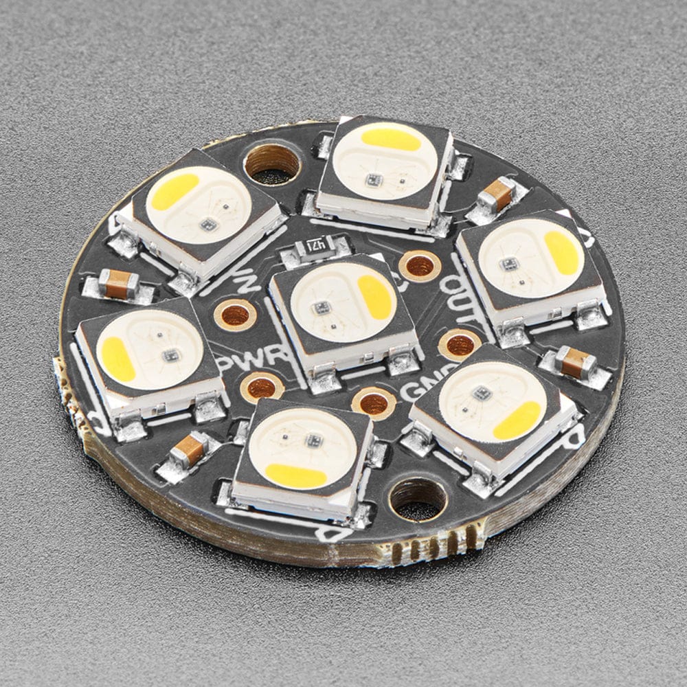 NeoPixel Jewel - 7 x 5050 RGBW LED w/ Integrated Drivers (Natural White - 4500K) by Adafruit - The Pi Hut