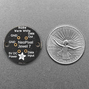 NeoPixel Jewel - 7 x 5050 RGBW LED w/ Integrated Drivers (Warm White - ~3000K) by Adafruit - The Pi Hut