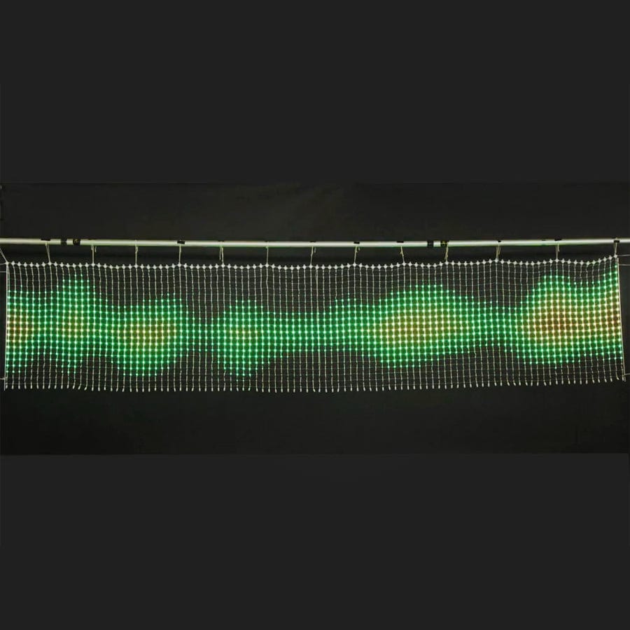 NeoPixel LED Outdoor Netting - 100 x 20 LEDs - 1 x 5 Meter Sizing