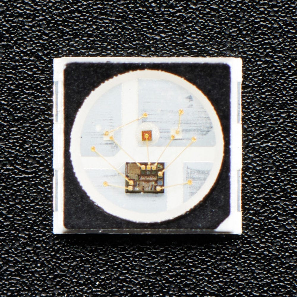 NeoPixel Mini 3535 RGB LEDs w/ Integrated Driver Chip - Black (Pack of 10) by Adafruit - The Pi Hut