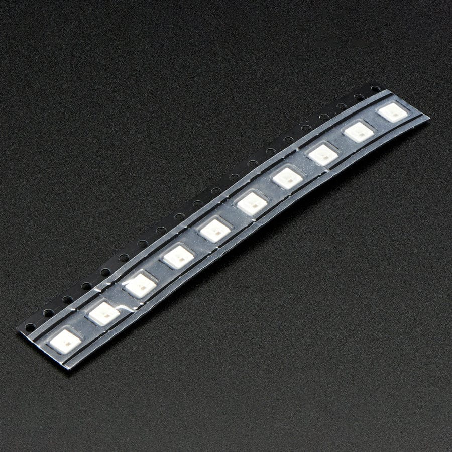 NeoPixel Mini 3535 RGB LEDs w/ Integrated Driver Chip - White (Pack of 10) by Adafruit - The Pi Hut